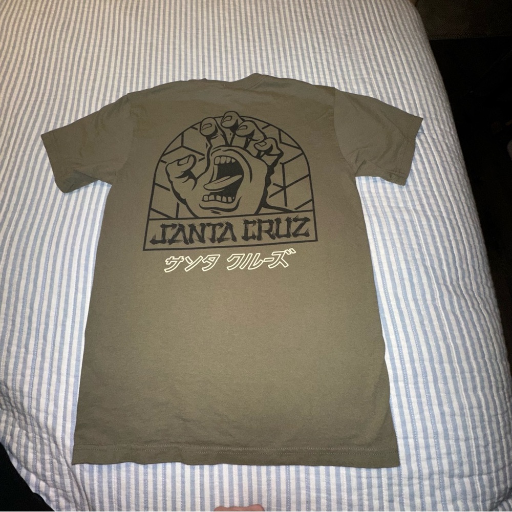 SANTA CRUZ FORGE HAND SS TEE SMALL EUC!